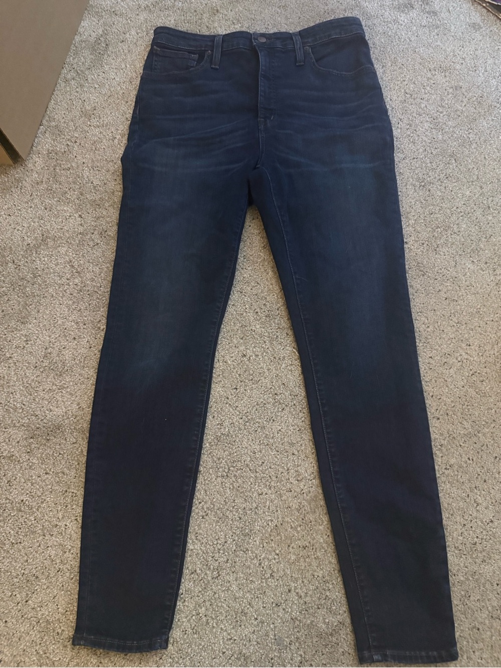 Madewell Women's Skinny Jeans in Dark Blue Wash